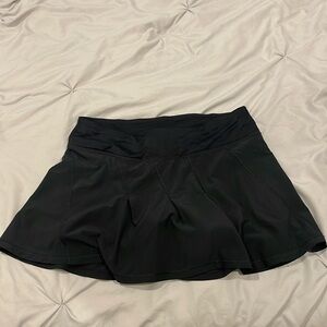 Black LuluLemon Athletic Skirt